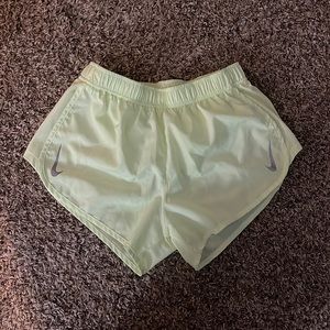 Neon green Nike shorts